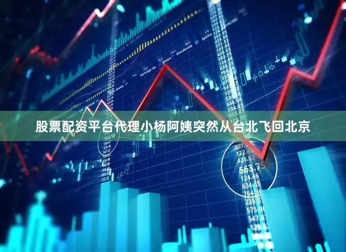 股票配资平台代理小杨阿姨突然从台北飞回北京